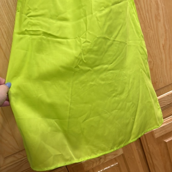 Ettitude Lime Green Bamboo Slip Dress - Picture 3 of 9